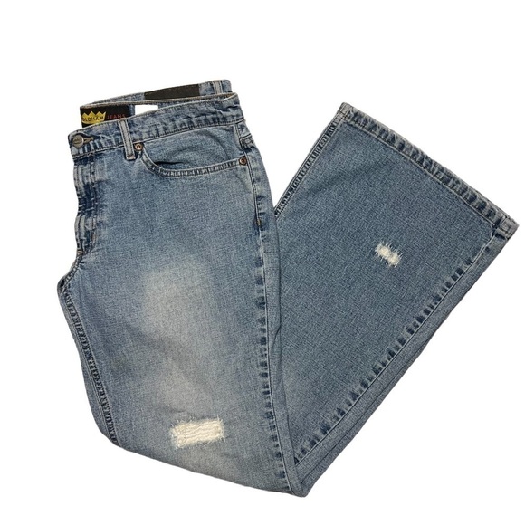 VINTAGE TODD OLDHAM DISTRESSED JEANS (JUNIOR) SIZE 13 - Picture 9 of 9